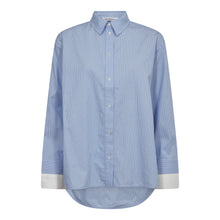 Indlæs billede til gallerivisning CO&#39; COUTURE Double Cuff Stripe Shirt Pale Blue
