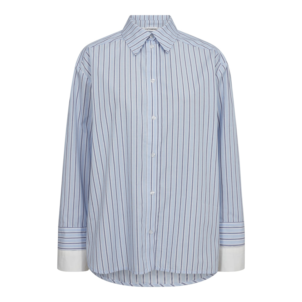 CO' COUTURE Bonnier Double Cuff Shirt Pale Blue