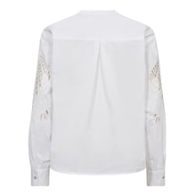 Indlæs billede til gallerivisning CO&#39; COUTURE Kellise Lace Cut V-Shirt White
