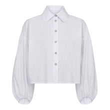 Indlæs billede til gallerivisning CO&#39;COUTURE Cotton Crisp Crystal Shirt Hvid
