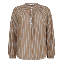 Indlæs billede til gallerivisning CO&#39; COUTURE Samara Stripe Blouse Walnut
