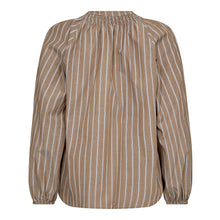 Indlæs billede til gallerivisning CO&#39; COUTURE Samara Stripe Blouse Walnut
