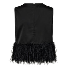 Indlæs billede til gallerivisning CO&#39; COUTURE Adna Feather Top Black
