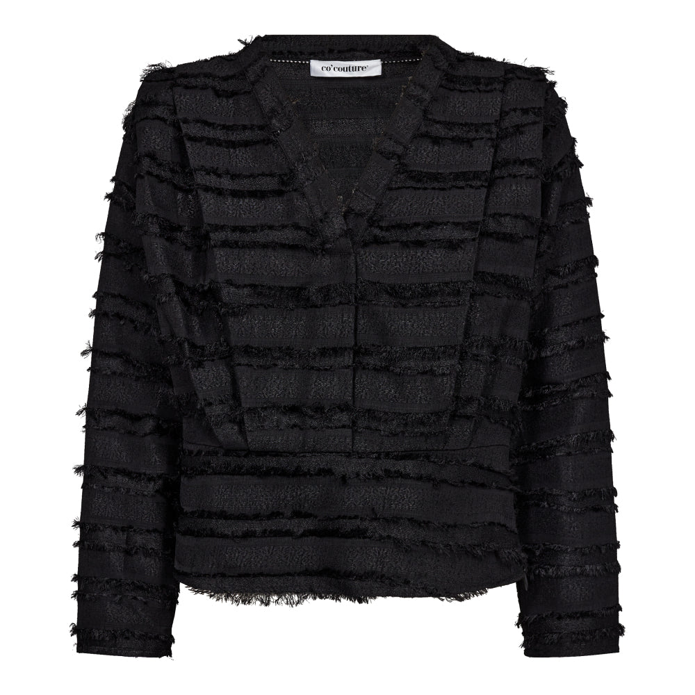 CO' COUTURE Belinda Wing Blouse Black