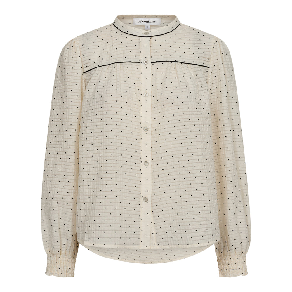 CO' COUTURE Francisca Dot Shirt Off White