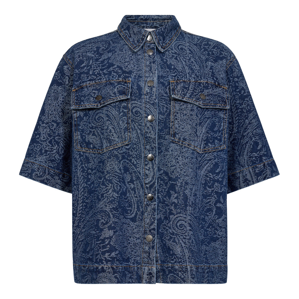 CO' COUTURE Dean Denim Shirt Denim Blue