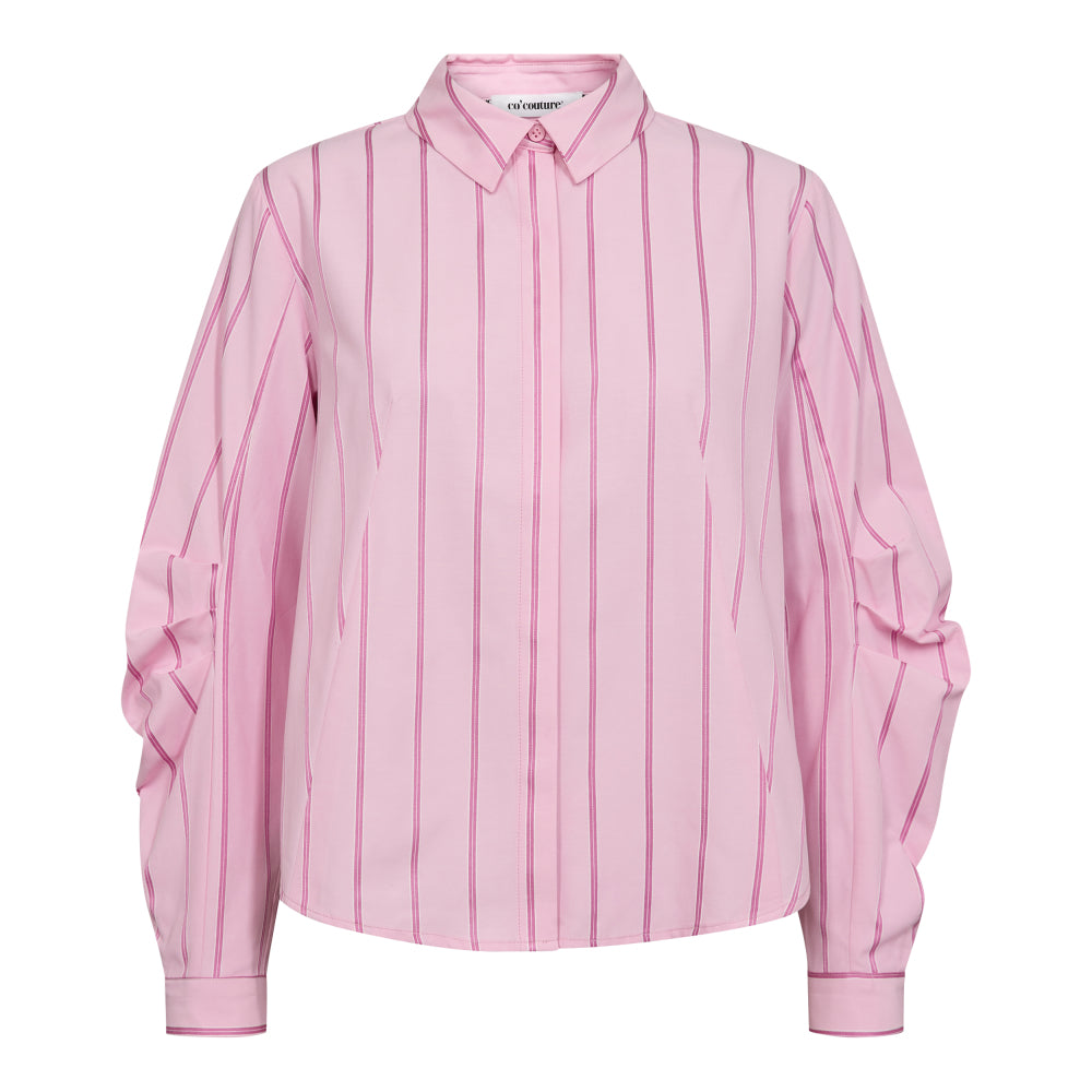 CO' COUTURE Rosalina Stripe Shirt Pale Pink