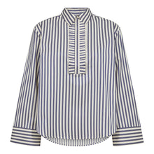 Indlæs billede til gallerivisning CO&#39; COUTURE Samson Stripe Frill Shirt Navy
