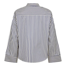 Indlæs billede til gallerivisning CO&#39; COUTURE Samson Stripe Frill Shirt Navy
