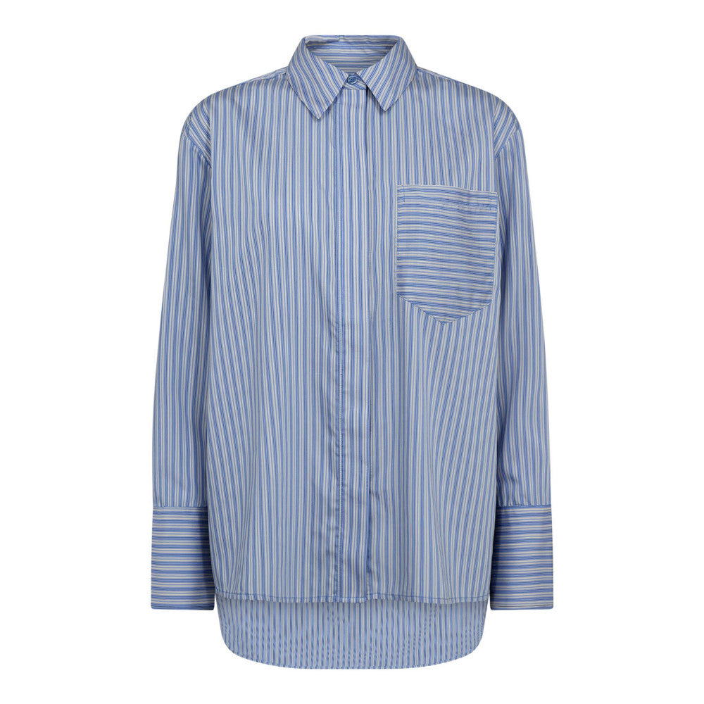 CO' COUTURE Fina Stripe Shirt Blue
