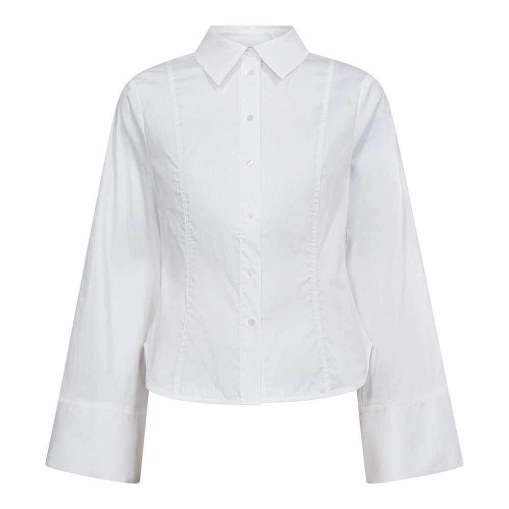 CO' COUTURE Sanna Bell Sleeve Shirt White