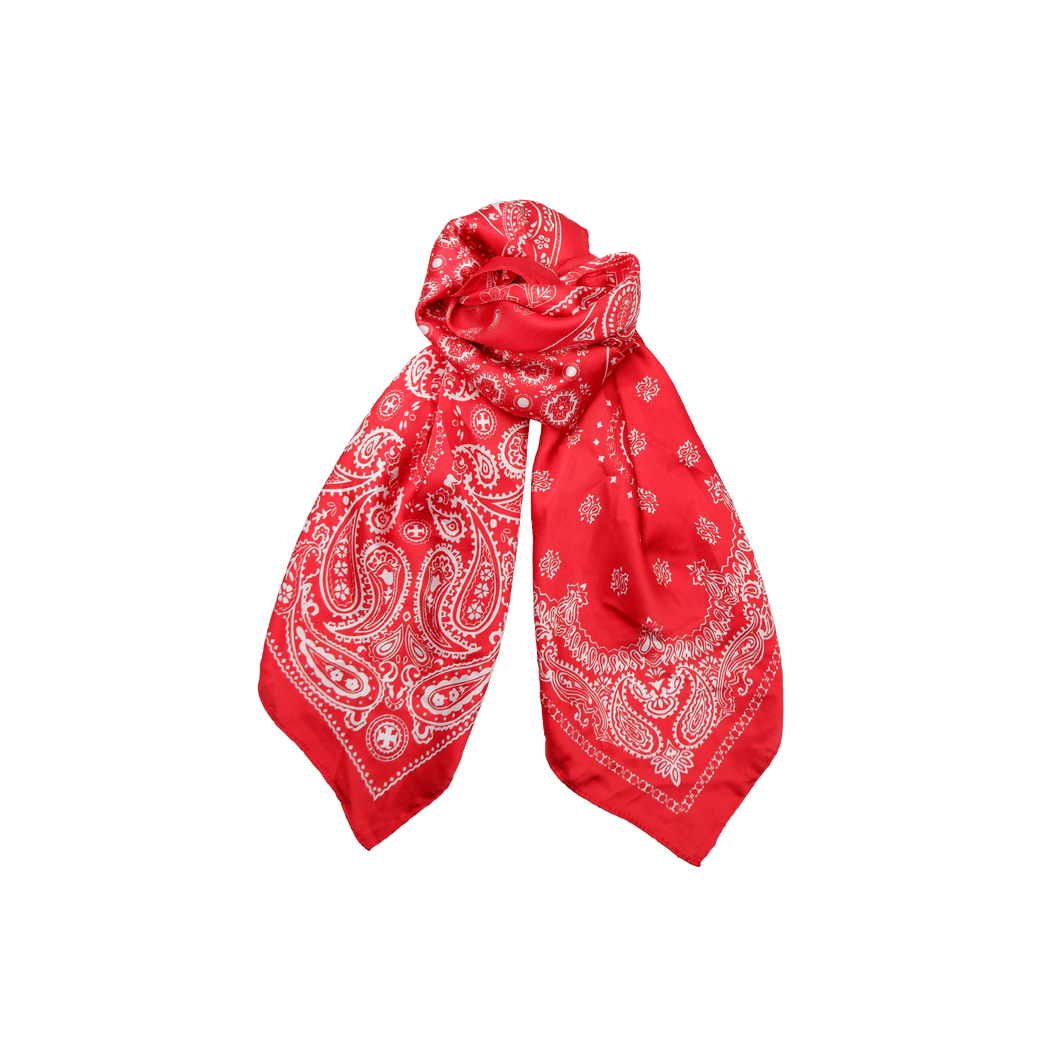 BLACK COLOUR Bcpaisley Mini Scarf Red