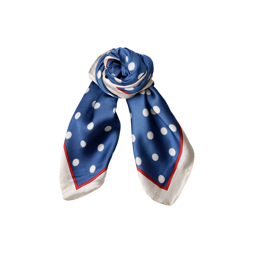 BLACK COLOUR Bcdani Mini Scarf Blue Dot