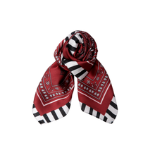 Indlæs billede til gallerivisning BLACK COLOUR Bctessa Mini Scarf Wine
