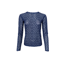 Indlæs billede til gallerivisning BLACK COLOUR Bcannie Mesh Blouse Nayv Dot
