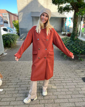 Indlæs billede til gallerivisning MOS MOSH Venice Wool Coat Burnt Ochre
