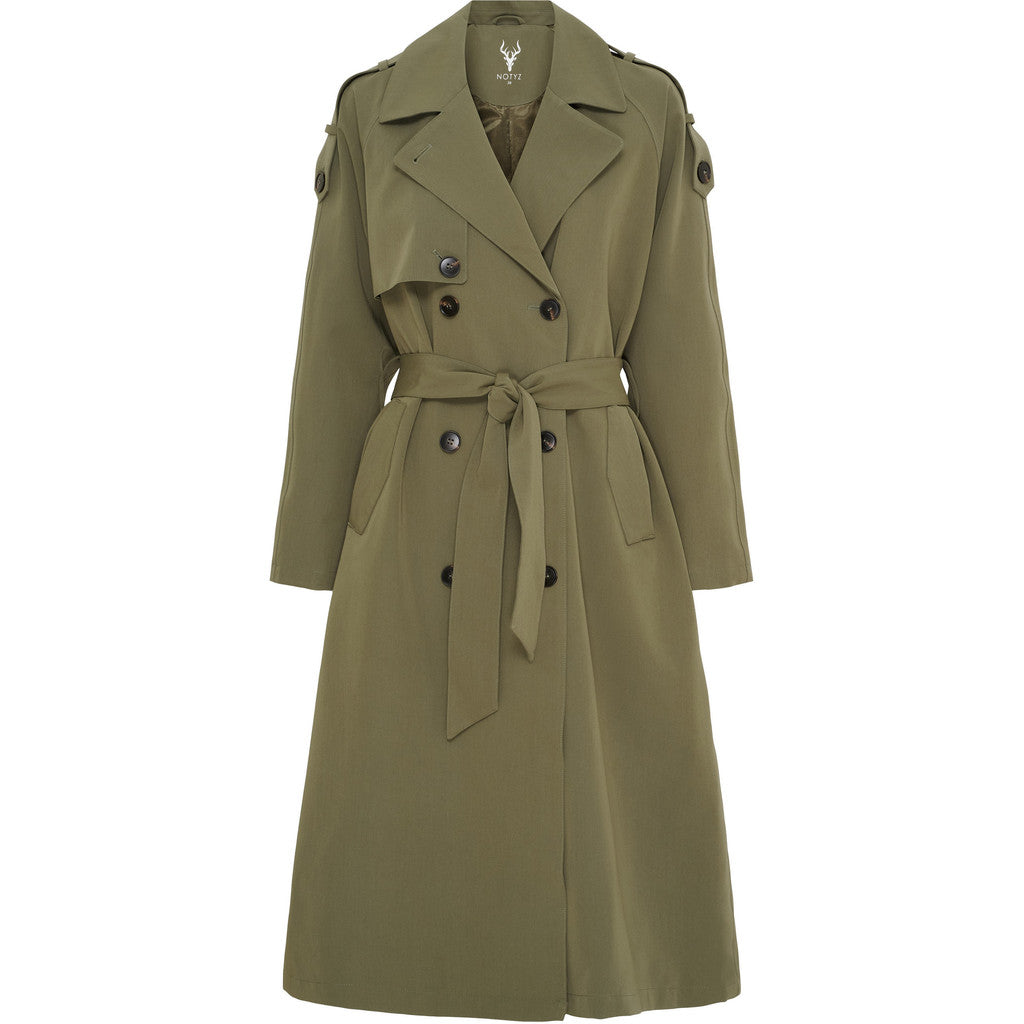 NOTYZ 40495 Rain Trenchcoat Dark Olive – Pinoc Store