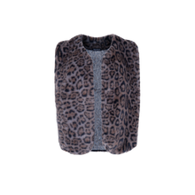 Indlæs billede til gallerivisning BLACK COLOUR Bcshanti Vest Grey Leo
