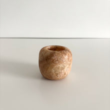 Indlæs billede til gallerivisning MANIPURA 42486 Alabast Lysestage Brun H6
