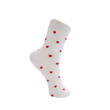 Indlæs billede til gallerivisning BLACK COLOUR Bclove Sock White Red
