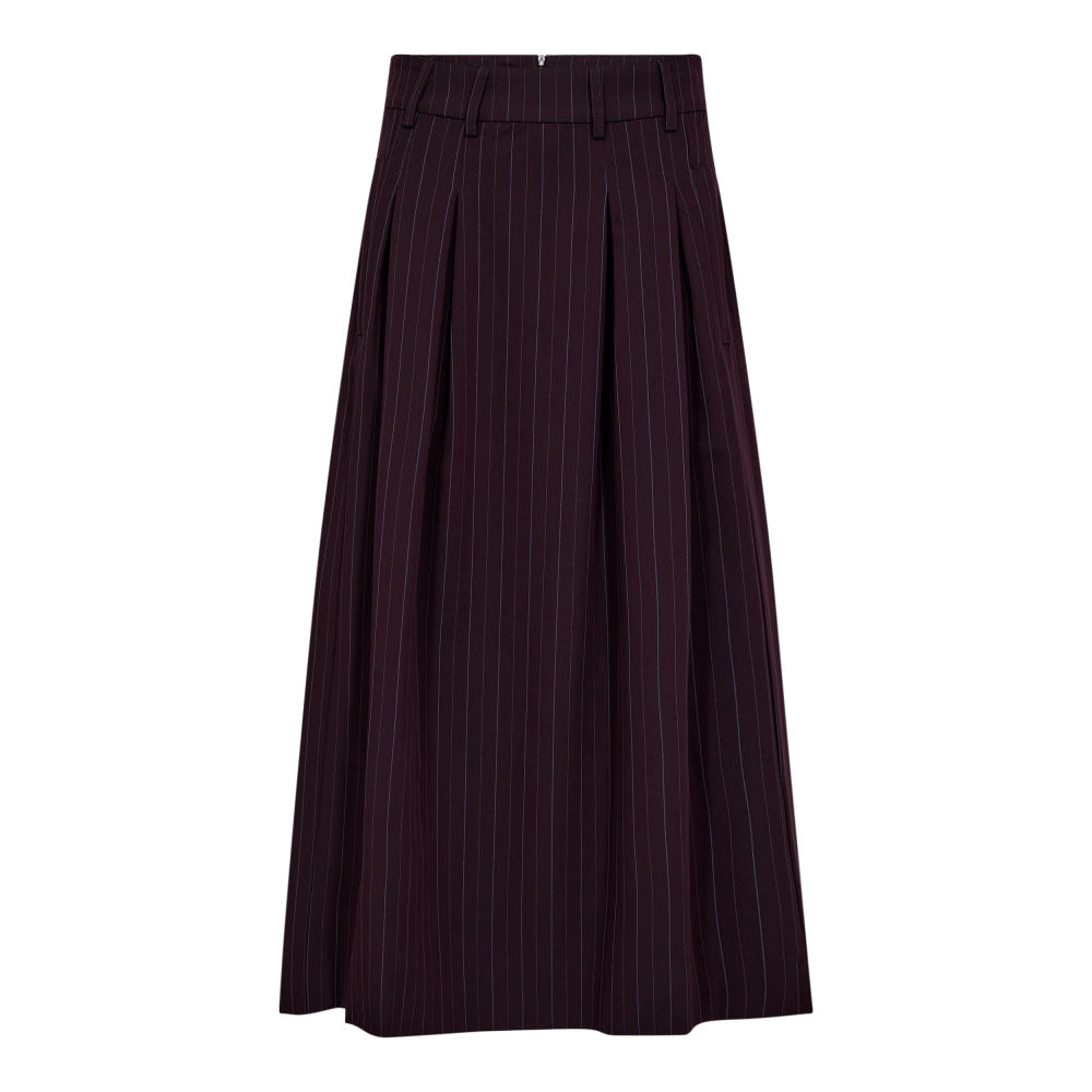 CO' COUTURE Anna Trinny Pleat Skirt Plum