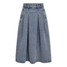 Indlæs billede til gallerivisning CO' COUTURE Lova CC Anya Pleat Skirt Denim Blue
