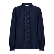 Indlæs billede til gallerivisning CO&#39; COUTURE Tassy Lace Shirt Navy
