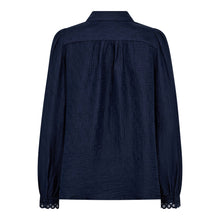 Indlæs billede til gallerivisning CO&#39; COUTURE Tassy Lace Shirt Navy

