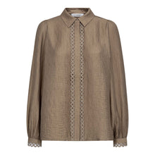 Indlæs billede til gallerivisning CO&#39; COUTURE Tassy Lace Shirt Taupe
