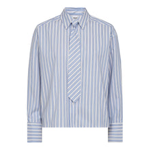 Indlæs billede til gallerivisning CO&#39; COUTURE Devin Stripe Tie Shirt Blue
