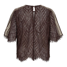 Indlæs billede til gallerivisning CO' COUTURE Leti CC Lace Blouse Dark Brown
