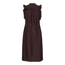 Indlæs billede til gallerivisning CO' COUTURE Hera Frill SS Dress Dark Brown
