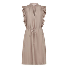 Indlæs billede til gallerivisning CO' COUTURE Hera Frill SS Crop Dress Walnut
