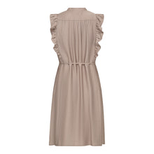 Indlæs billede til gallerivisning CO' COUTURE Hera Frill SS Crop Dress Walnut
