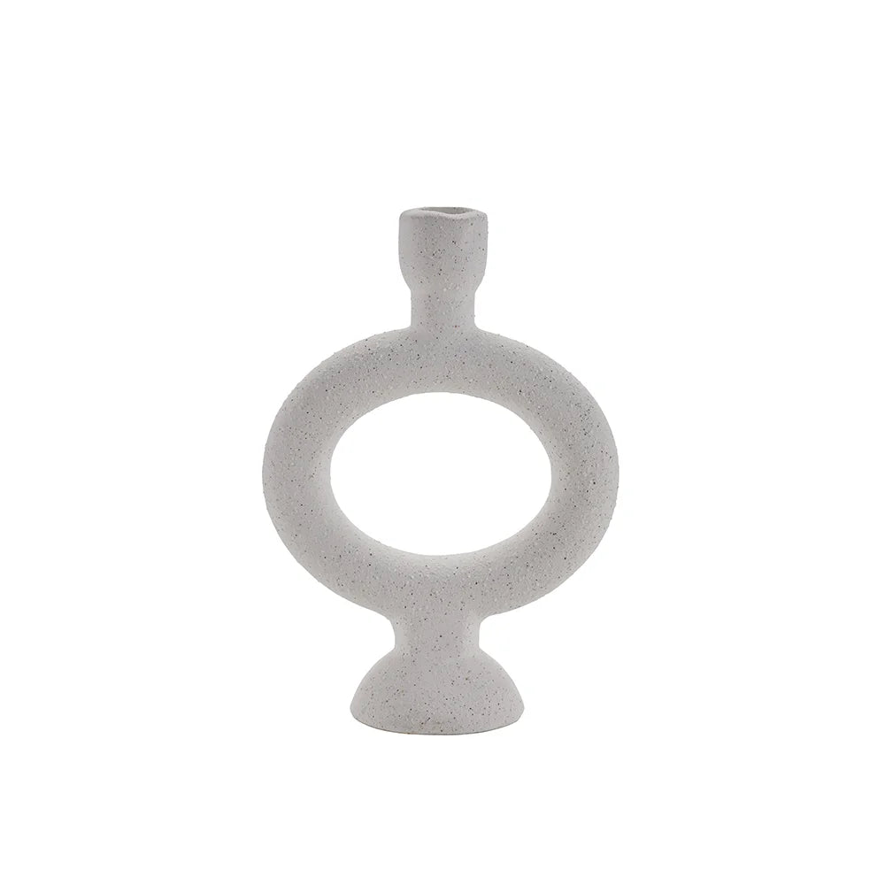 COZY LIVING Candle Holder White