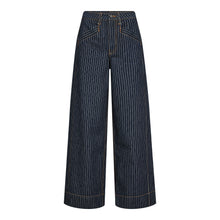 Indlæs billede til gallerivisning CO' COUTURE Sigga Stripe Pant Denim Blue

