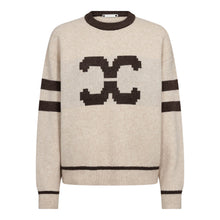 Indlæs billede til gallerivisning CO' COUTURE Row Coco Logo Knit Creme
