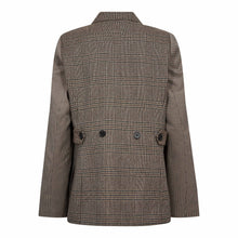 Indlæs billede til gallerivisning CO' COUTURE Veya Check Fitted Blazer Brown
