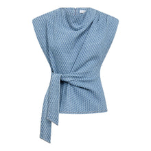 Indlæs billede til gallerivisning CO' COUTURE Anto Denim Pleat Top Light Denim
