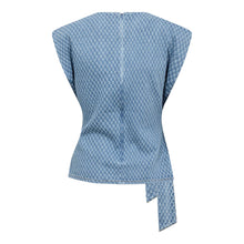Indlæs billede til gallerivisning CO' COUTURE Anto Denim Pleat Top Light Denim
