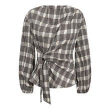Indlæs billede til gallerivisning CO' COUTURE Chandler Check Tie Blouse Bone
