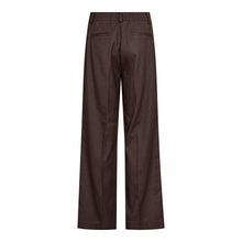 Indlæs billede til gallerivisning CO' COUTURE Sina Pin Wide Pant Dark Brown

