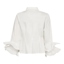 Indlæs billede til gallerivisning CO' COUTURE Halen Flare Pleat Shirt White
