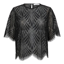 Indlæs billede til gallerivisning CO' COUTURE Leti Lace Blouse Black
