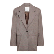 Indlæs billede til gallerivisning CO' COUTURE Mida Check Powder Blazer Bone
