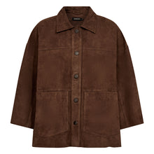 Indlæs billede til gallerivisning DEPECHE Tonja Suede Oversize Wood
