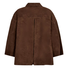 Indlæs billede til gallerivisning DEPECHE Tonja Suede Oversize Wood
