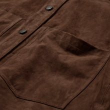 Indlæs billede til gallerivisning DEPECHE Tonja Suede Oversize Wood
