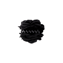 Indlæs billede til gallerivisning BLACK COLOUR Bcvilla Mega Flower Hairclaw Black
