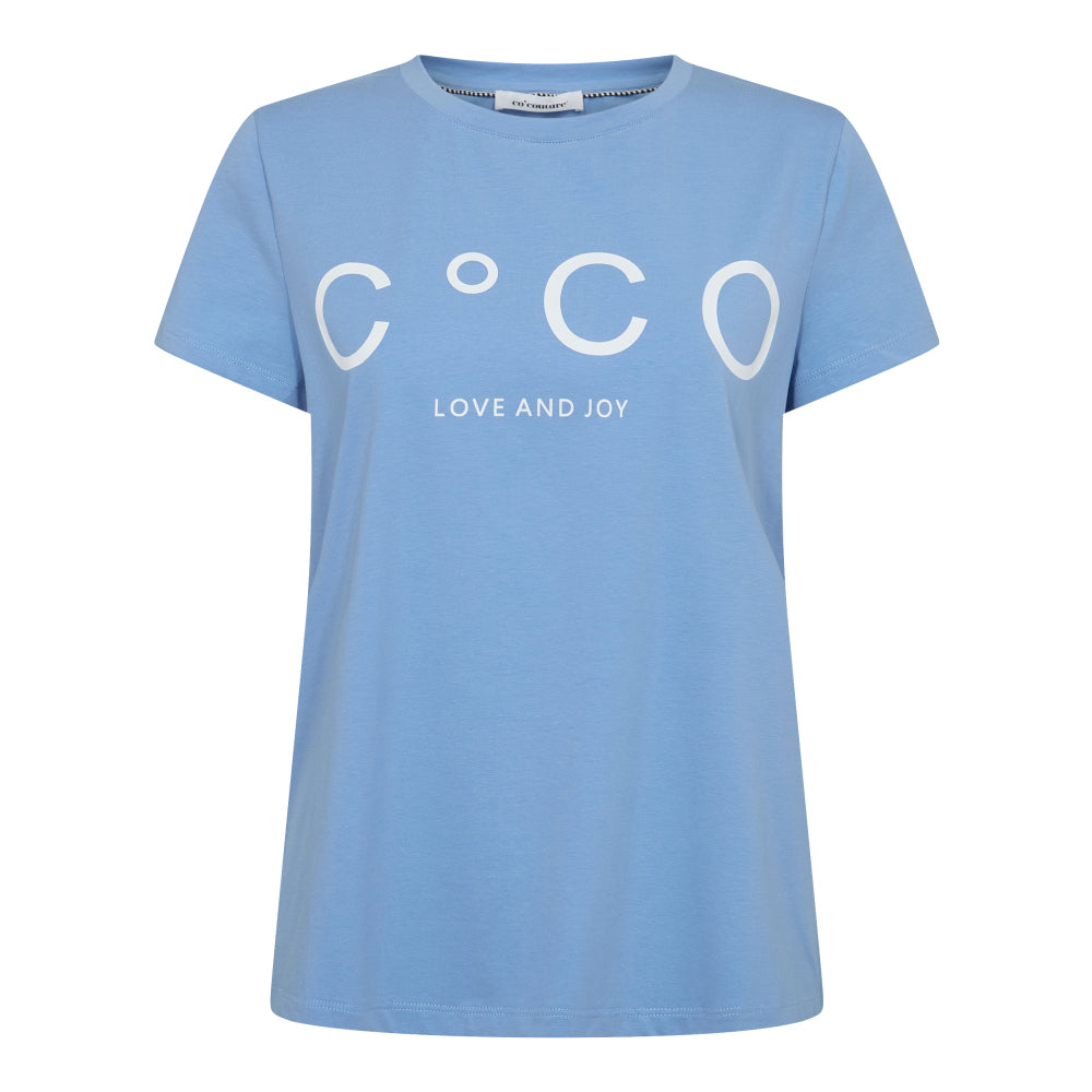 CO' COUTURE Coco Signature Tee Lyseblå